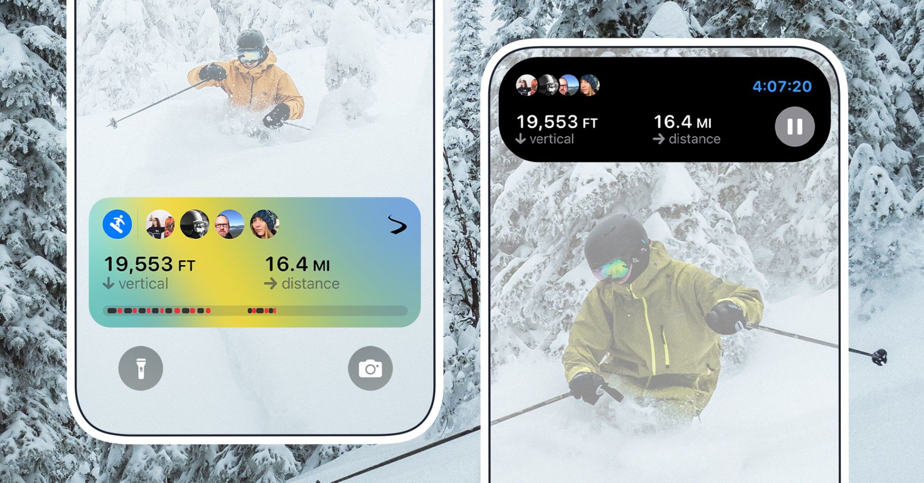 Skiing app for online apple watch